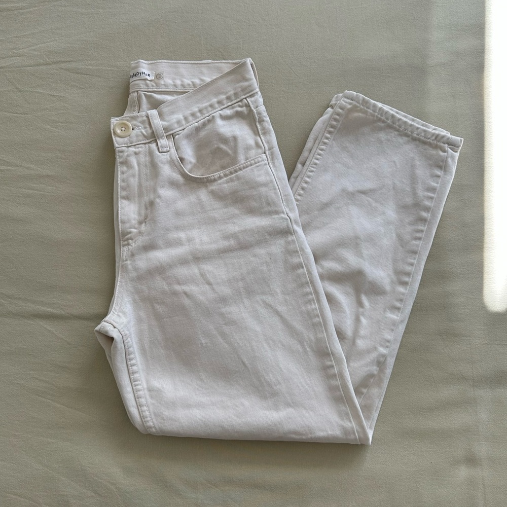 Older Brother Denim Five Pocket Pants - Natural Color XXS